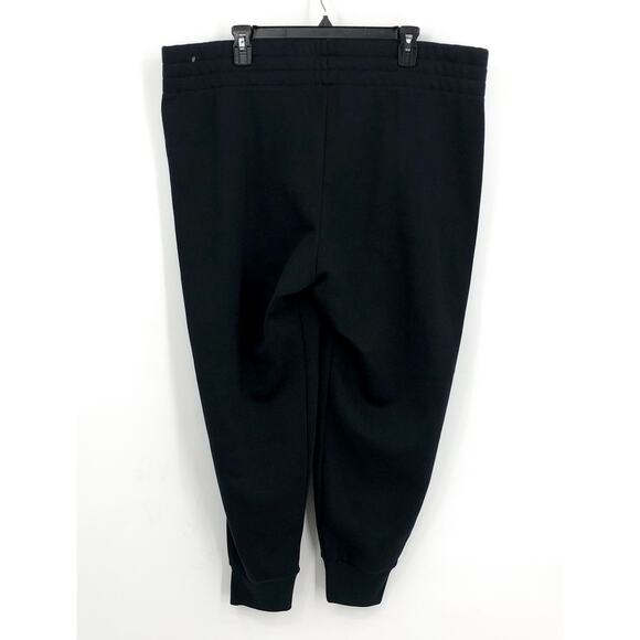 UNDER ARMOUR Womens Training Rival Fleece Joggers 1X Black Drawstring Pants NWT - Picture 7 of 13